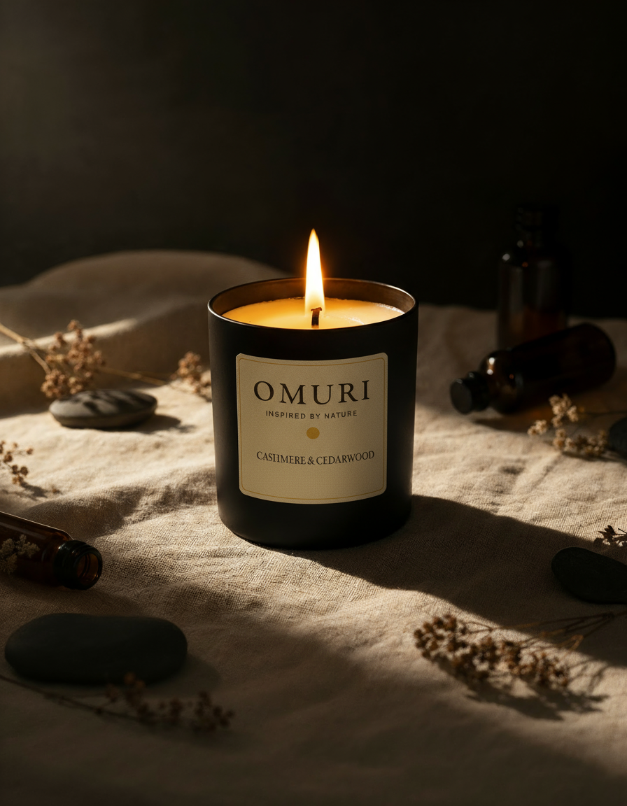 OMURI PARFUMKERZE - Cashmere & Cedarwood